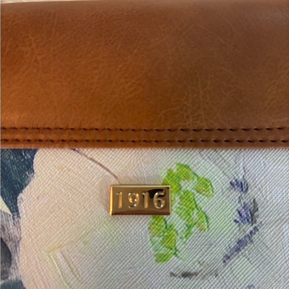 🚍📝📚 House of Disaster (1916) Floral Satchel Messenger Bag -EUC - Picture 5 of 15